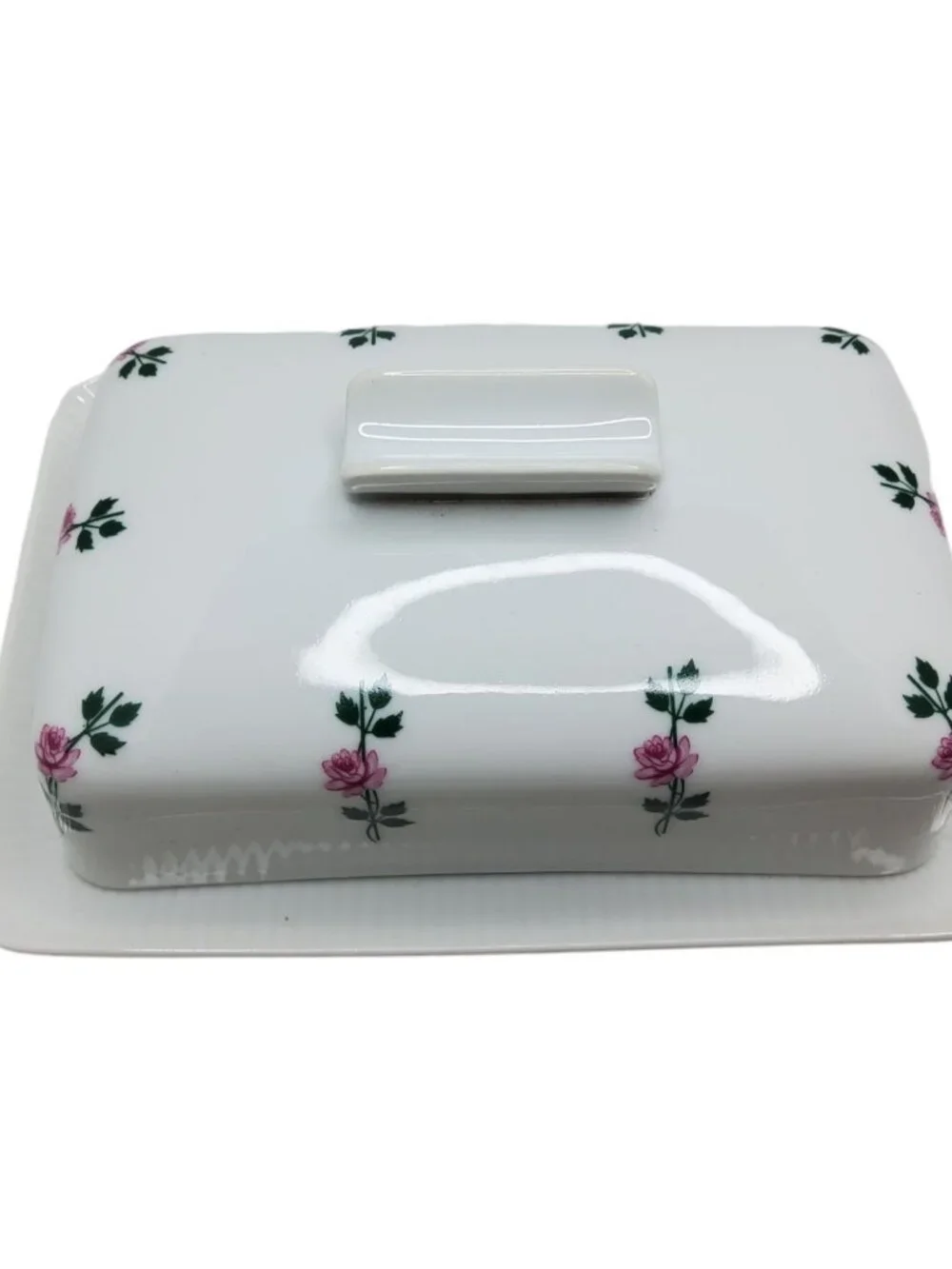vintage seltmann weiden bavarian porcelain 1lb. butter dish